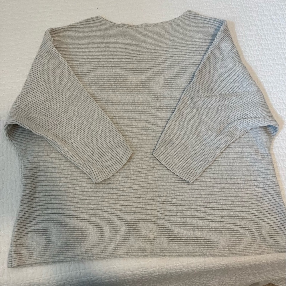 Ribbed pullover 100% cotton top